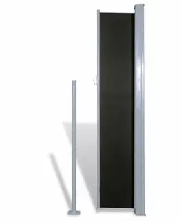Markýzy Zatahovací boční markýza 160x300 cm Dekorhome Hnědá