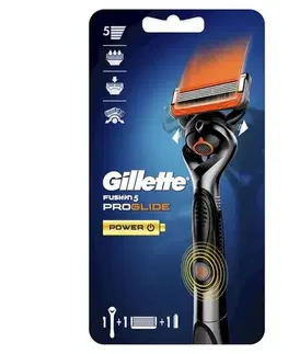 Zastřihovače vlasů a vousů Gillette Pánský holicí strojek ProGlide Flexball +  1 hlavice Power
