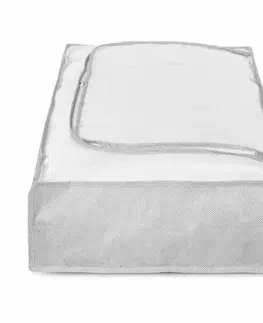 Úložné boxy Compactor Nízký textilní úložný box Boston, 107 x 46 x 16 cm, šedá