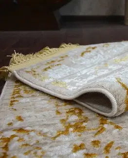Koberce a koberečky Dywany Lusczow Kusový koberec MANYAS Xia hnědo-krémový, velikost 80x150