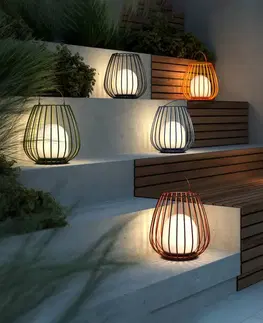 Venkovní osvětlení terasy Nordlux Stolní lampa LED Jim To-Go, venkovní, zelená
