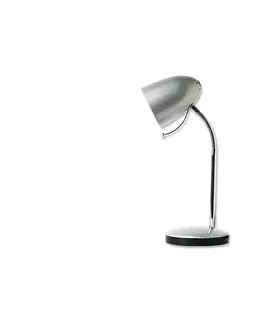 Lampy  B.V.  - Stolní lampa 1xE27/36W/230V stříbrná/chrom 