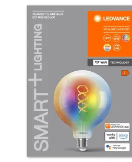 LED žárovky OSRAM LEDVANCE SMART+ WiFi Filament Globe Multicolour E27 4058075777897