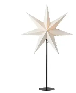 Vánoční světelná hvězda Markslöjd Stojací hvězda Lively, bílá/černá