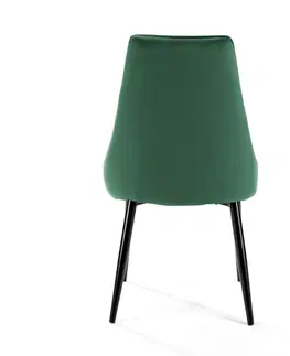 Židle Ak furniture Čalouněná designová židle Gretta zelená