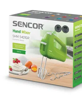 Mixéry Sencor SHM 5401GR ruční mixér, zelená