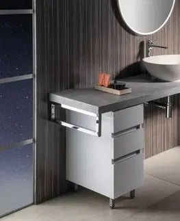 Koupelnový nábytek SAPHO AVICE 2x zásuvka 45x30x48cm, bílá AV061-3030