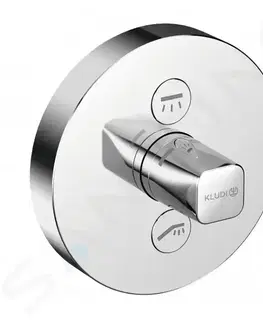 Koupelnové baterie KLUDI Push Baterie pod omítku pro 2 spotřebiče, chrom 387120538