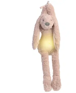 Hračky HAPPY HORSE - hudební králíček Richie se světýlkem - Old pink velikost: 34 cm