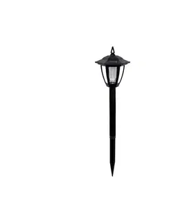 Zahradní osvětlení Solární Svítidlo Latern, V: Ca 62cm, Černá