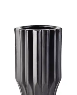 Dekorativní vázy Mondex Keramická váza YVONNE 20 cm černá