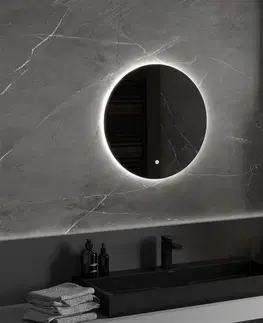 Koupelnová zrcadla MEXEN Erg zrcadlo s osvětlením 60 cm, LED 6000K, 9823-060-060-611-00