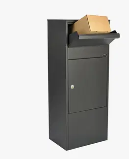 Volně stojící poštovní schránky Juliana Velká poštovní a balíková schránka 800, antracit