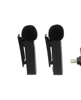 Myši PATONA PATONA - SADA 2x Bezdrátový mikrofon s klipem pro iPhone USB-C 5V 