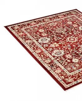 Vintage koberce Krásný červený koberec ve stylu vintage Šírka: 200 cm | Dĺžka: 305 cm