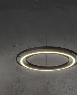 Závěsná světla NOWA GmbH LED závěsné světlo Rilas kruhové stínidlo 1 zdroj