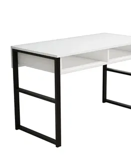 Psací stoly Kalune Design Psací stůl MISTO bílý
