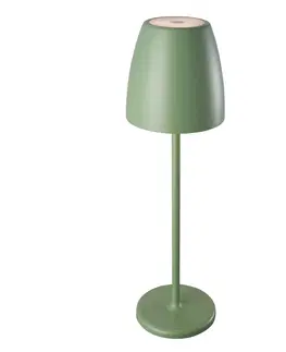Venkovní osvětlení MEGATRON Megatron LED stolní lampa na baterie Tavola zelená