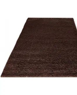 Chlupaté koberce Čokoládový koberec SHAGGY Šířka: 40 cm | Délka: 60 cm