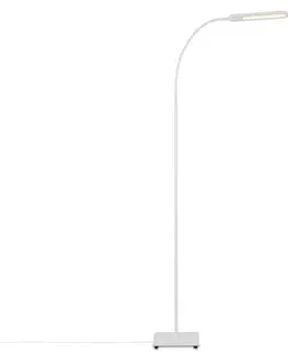 LED stojací lampy BRILONER LED CCT stojací svítidlo s dotykovým vypínačem 183 cm 6,5W 600lm bílé BRILO 1389-016