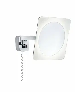 LED nástěnná svítidla Paulmann kosmetické zrcadlo Bela LED 1x5,7W teplá bílá IP44 Chrom/Bílá 704.68 P 70468