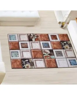 Koberce a koberečky Bellatex Koberec 3D tisk Dlaždice, 80 x 120 cm
