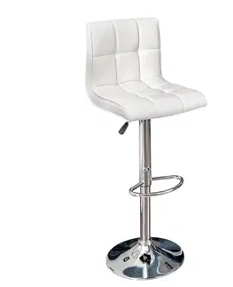 Barové židle LuxD Designová barová židle Modern White