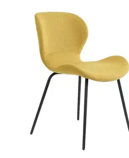 Jídelní stoly Žlutá jídelní židle VIOLET - 57*51*78 cm Light & Living 6762960