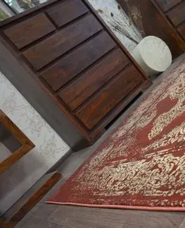 Koberce a koberečky Dywany Lusczow Kusový koberec DROP JASMINE 456 tmavě béžový, velikost 133x190