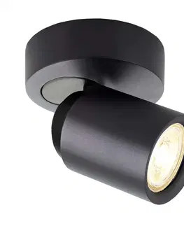 Moderní bodová svítidla Light Impressions Deko-Light stropní přisazené svítidlo Librae Roa I 220-240V AC/50-60Hz GU10 1x max. 50,00 W tmavě černá RAL 9005 348172