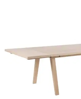 Jídelní stoly Actona Prodlužující deska k jídelnímu stolu A-Line bělený dub