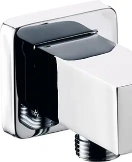 Koupelnové baterie HOPA Vývod ze stěny s držákem sprchy, hranatý RE337S BARE337S