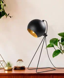 Lampy a lampičky Stolní lampička MIXED černá