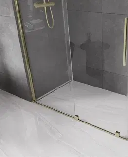 Sprchové kouty MEXEN/S Velar sprchový kout 160 x 80, transparent, zlatá 871-160-080-01-50