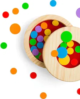 Dřevěné hračky Bigjigs Toys Dřevěné blechy LORO vícebarevné
