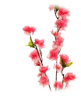 Květiny Umělá Sakura, 3 výhonky, v. 66 cm, růžová