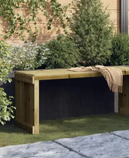 Zahradní lavice Zahradní lavice rozšiřitelná 212,5x40,5x45 cm borové dřevo