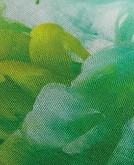 Abstraktní obrazy Obraz inkoust v zelených odstínech