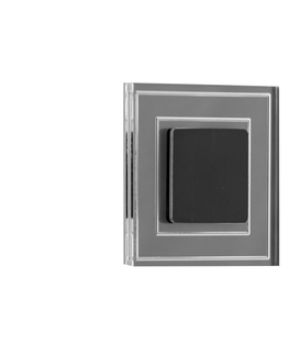 Svítidla LDST LDST KE-01-SC-BC8 - LED schodišťové svítidlo KELLY 8xLED/1,2W/230V matná černá 