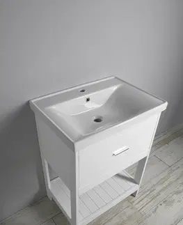 Koupelnový nábytek AQUALINE ETIDE umyvadlová skříňka 61,5x85x44 cm, bílá mat ET615