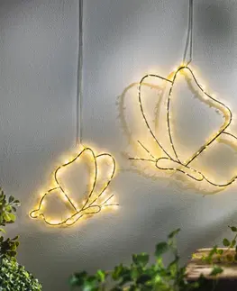 Svítidla Závěsné LED dekorace Motýli, sada 2 ks