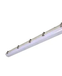 Průmyslová zářivková svítidla G & L Handels GmbH LED světlo do vlhka 659, šedé, 126 cm, 25 W