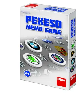 Hračky společenské hry DINO - Značky aut pexeso