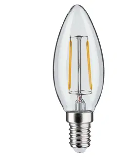 Stmívatelné LED žárovky Paulmann Paulmann LED svíčka E14 2W 3000K čirá DC 24V