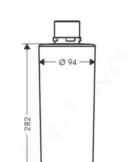 Koupelnové baterie HANSGROHE Aqittura M91 Filtr iontoměnič Pro a aktivní uhlí 76827000