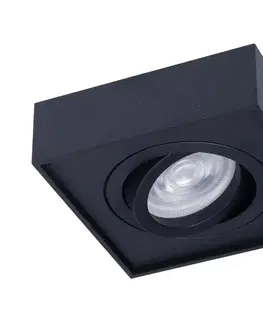 Svítidla  Podhledové bodové svítidlo NUSA 1xGU5,3-MR16/50W/12V hranatý černá 