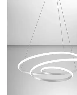 Svítidla Gea Luce Gea Luce DIVA S G TITANIO- LED Stmívatelný lustr na lanku DIVA LED/44W/230V šedá 