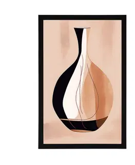 Abstraktní tvary Plakát abstraktní tvary váza