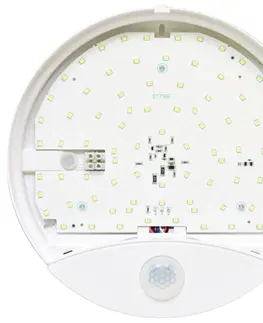 LED stropní svítidla Ecolite Stropní LED sv. s PIR senz., 15W, 1300lm, 4100K, IP44 WHST71-LED