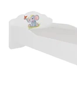 Postele pro děti s obrázky ArtAdrk Dětská postel CASIMO Provedení: Bílá